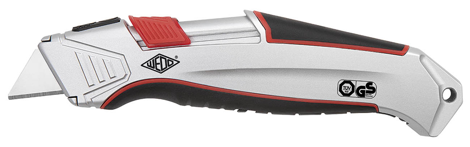 WEDO Cutter Safety Alu si/sw, incl. 1 Ersatzklinge Stahl
