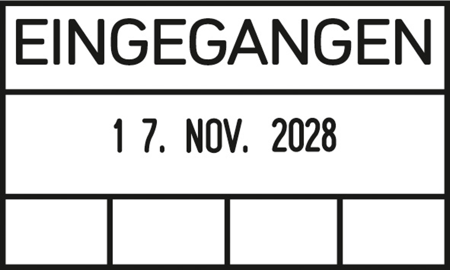 WEDO Stempel Textpl. Eingang, Trodat 2910/C6 50x28mm