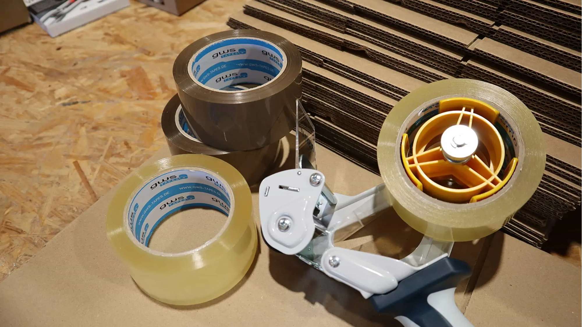 43530-000 gws 43530 Premium PP Packband, 66 m x 50 mm, transparent