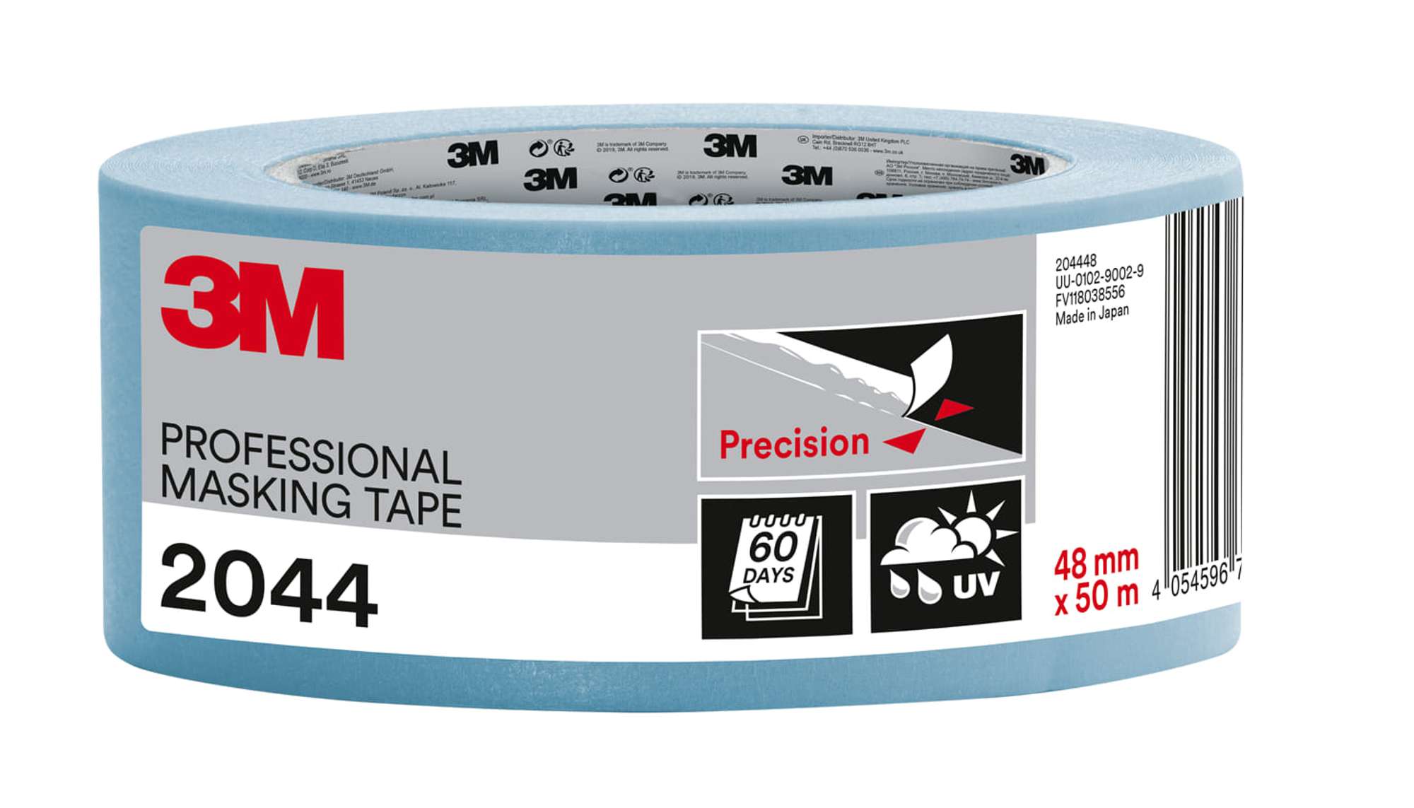 3M 2044 Malerabdeckband, 50 m x 48 mm, blau