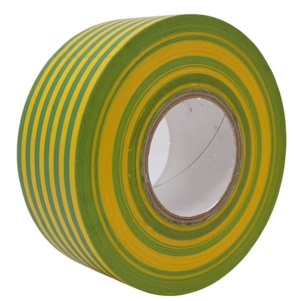 gws Weich PVC Elektro-Isolierklebeband gelb gruen 33 m x 30 mm