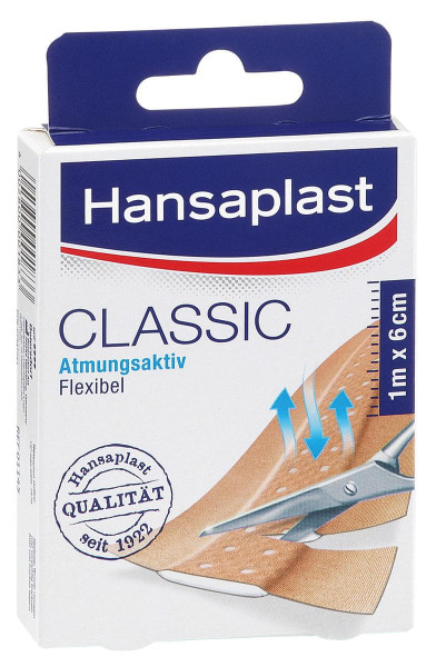 Hansaplast Classic Pflaster 1m lang und 6 cm Breit